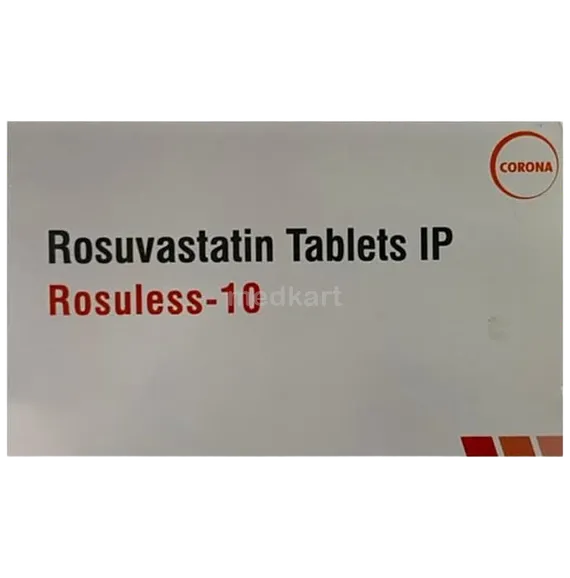 rosuless 10mg tablet 15's